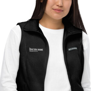 Women’s Columbia fleece vest - Image 4